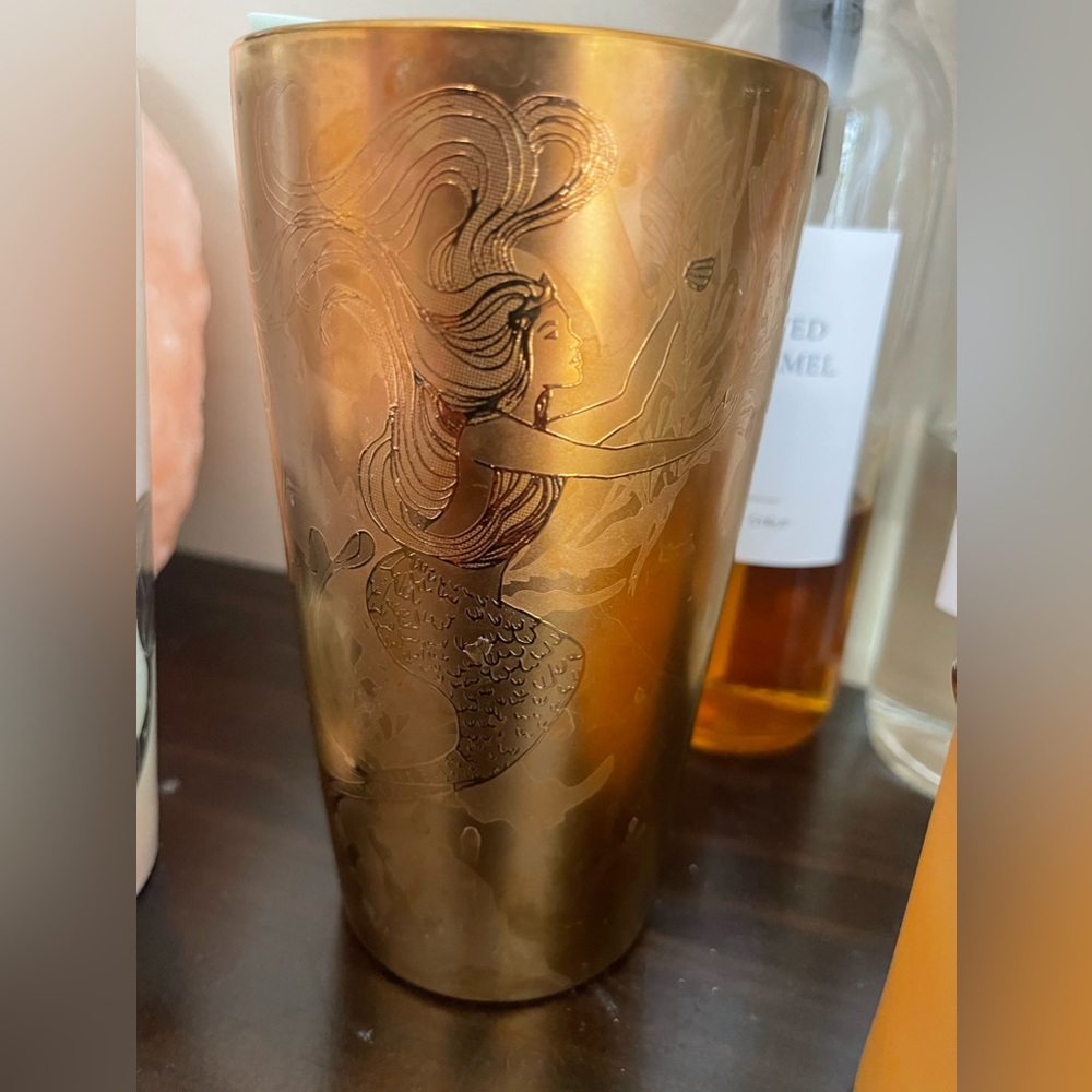 Starbucks Gold ceramic mug